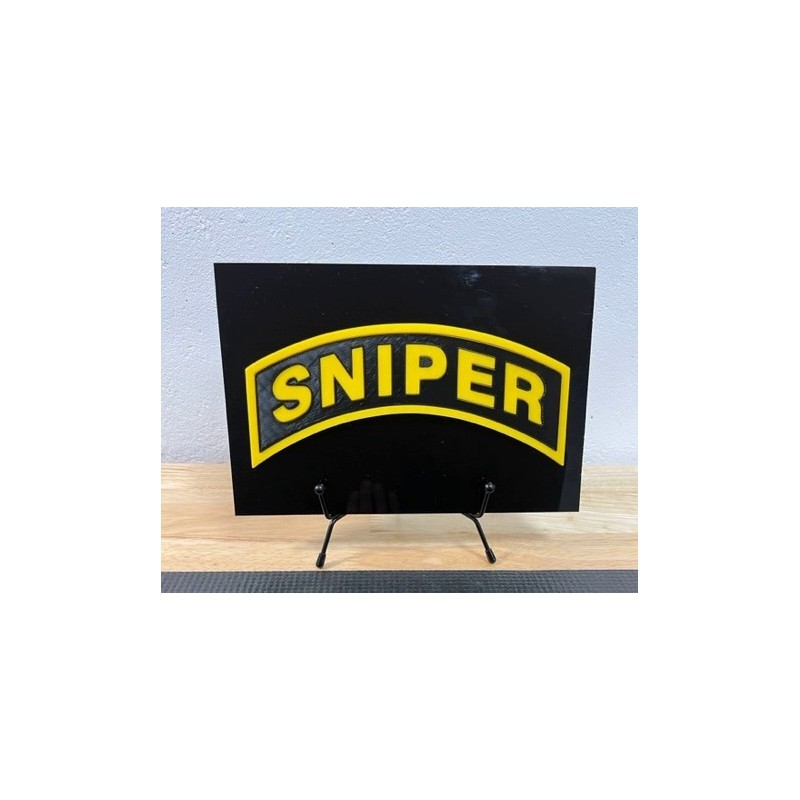 Sniper Tab Plaque
